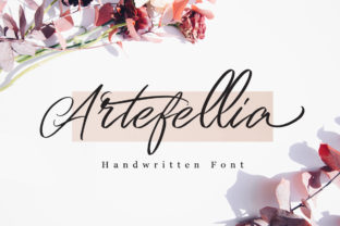 Artefellia: A Romantic Script Font for Web Design