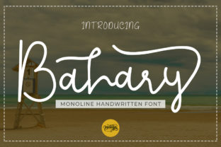 Bahary: A Luxurious Handwritten Font for Editorial Design