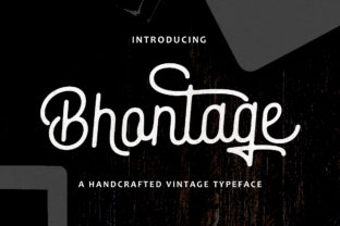 Bhontage: A Modern Handwritten Font for Editorial Design