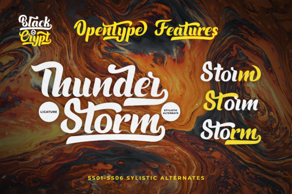 Blackcrypt: A Bold Handwritten Font for Small Business Branding