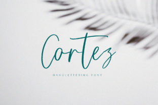 Cortez: A Classy Script Font for Crafters
