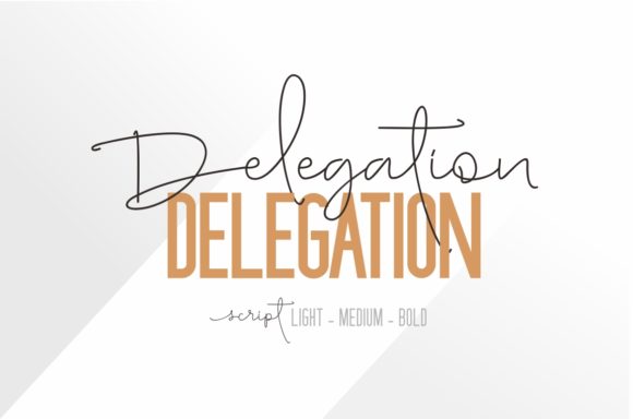 Delegation Family: A Premium Script Font for Web Design