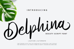 Delphina: A Charming Handwritten Font for Makers