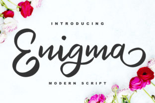 Enigma: A Vibrant Handwritten Font for Standout Branding