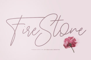 Fire Stone: A Bold Handwritten Font for Business