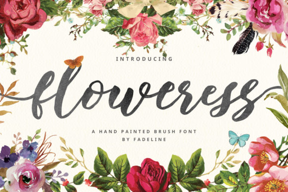 Floweress: The Bold Script Font for Campaigns