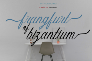 Frangfurt of Bizantium: A Bold Script Font for Campaigns