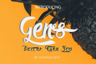 Gens Better Than You: A Modern Script Font for Makers