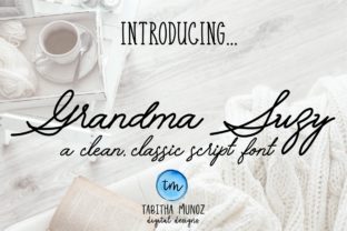 Grandma Suzy: A Vintage Script Font for Web Design
