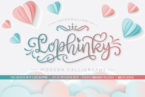 Lophinky: A Playful Script Font for Campaigns