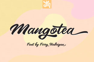Mangotea: A Bold Script Font for Web Design