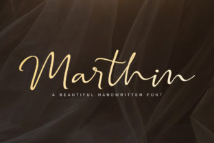 Marthin: A Handwritten Font for Authentic Editorial Design