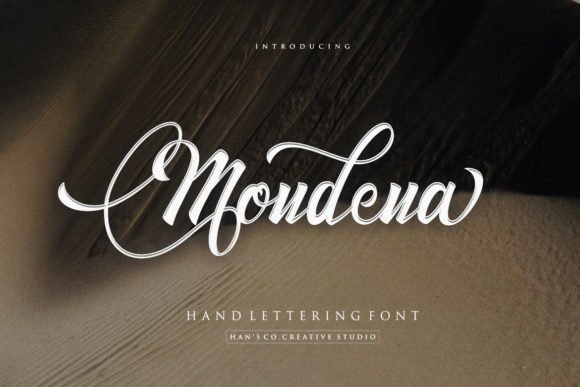Mondena: A Handwritten Font for Editorial Stories