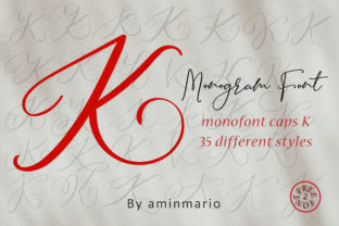 Monogram K Monofont Caps K: A Premium Display Typeface