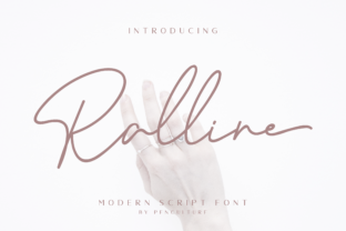 Ralline: A Handwritten Font for Editorial Elegance