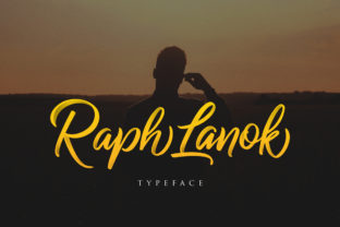 Raph Lanok: A Premium Script Font for Editorial Design