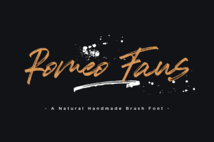 Romeo Fans: A Handwritten Font for Editorial Design