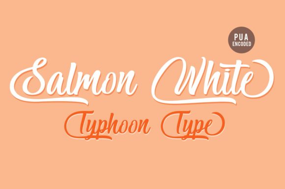 Salmon White: A Playful Handwritten Font for Editors