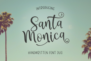 Santa Monica Duo: A California-Inspired Script Font for Branding