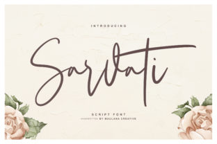 Sarvati: A Bold Handwritten Font for Authentic Branding