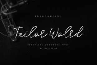Tailor World: A Handwritten Font for Authentic Branding