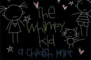 The Whimpy Kid: A Playful Handwritten Font for Campaigns