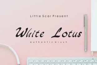 White Lotus: An Elegant Script Font for Editorial Design